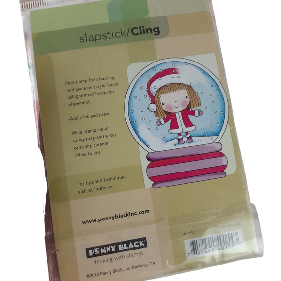 Penny Black Slapstick Cling Stamp Christmas Stage - Picture 5 of 6